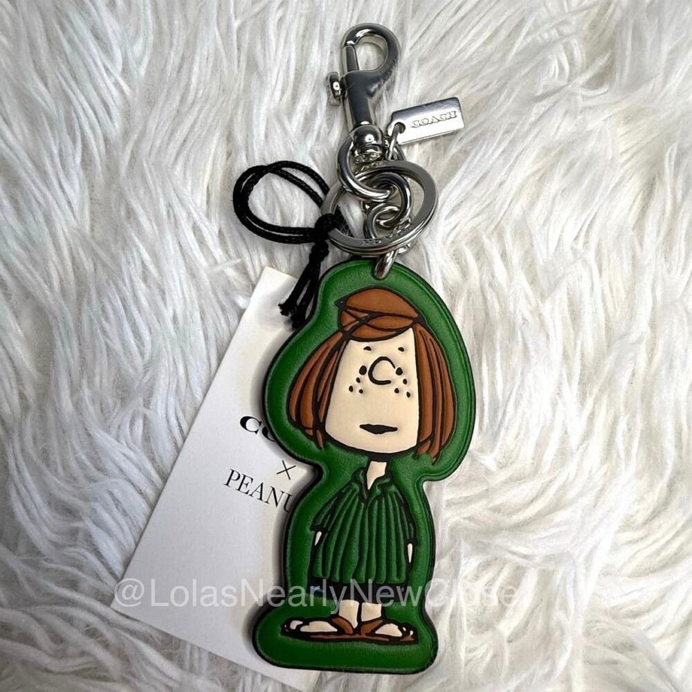 NWT Coach X Peanuts Peppermint Patty Bag Charm